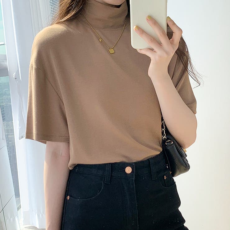 ハイネック半袖ニット レディース 10代 | Dewlily | 詳細画像11 