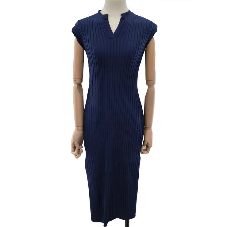 フレンチスリーブサマーニットワンピース レディース 10代 | Dewlily | 詳細画像15 