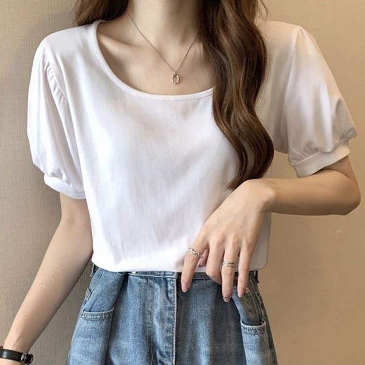 バルーンスリーブTシャツ レディース 10代 | Dewlily | 詳細画像7 