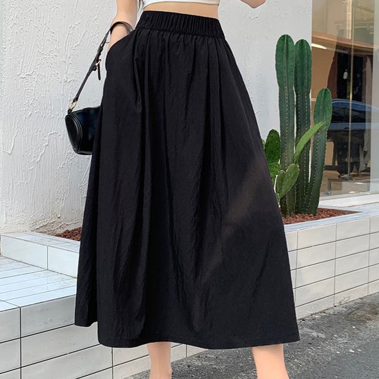 タックフレアスカート レディース 10代 | Dewlily | 詳細画像10 