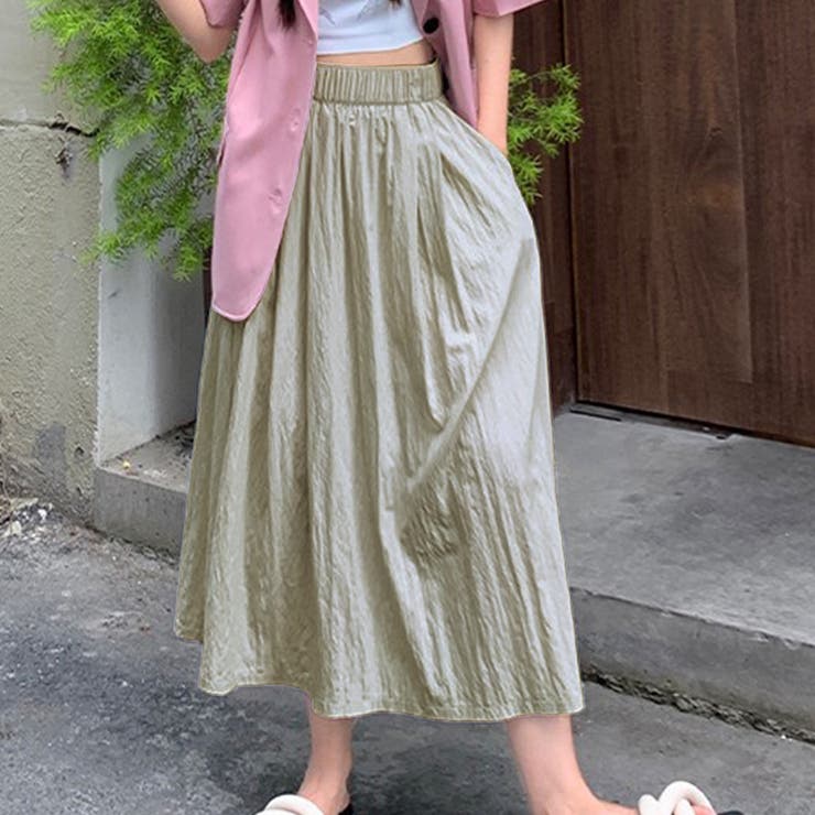 タックフレアスカート レディース 10代 | Dewlily | 詳細画像13 