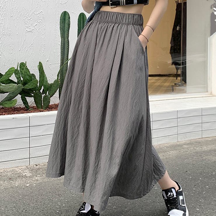 タックフレアスカート レディース 10代 | Dewlily | 詳細画像2 