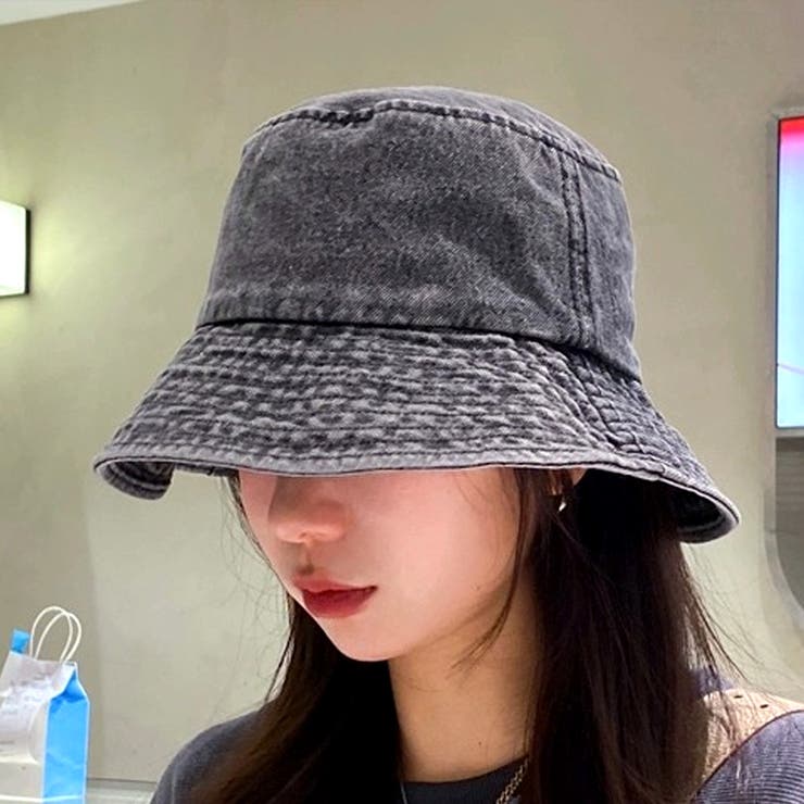 デニム風つば広バケットハット 10代 20代 | Dewlily | 詳細画像11 