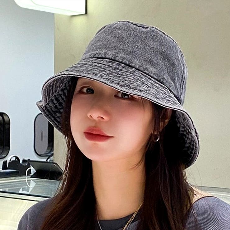 デニム風つば広バケットハット 10代 20代 | Dewlily | 詳細画像12 