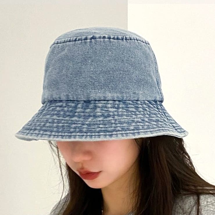 デニム風つば広バケットハット 10代 20代 | Dewlily | 詳細画像8 