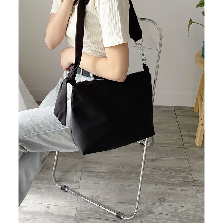 ブラック | ワンショルダーソフトバッグ レディース バッグ | Dewlily