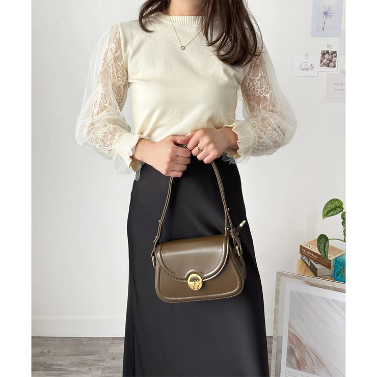 レーススリーブニット レディース ニット | Dewlily | 詳細画像14 