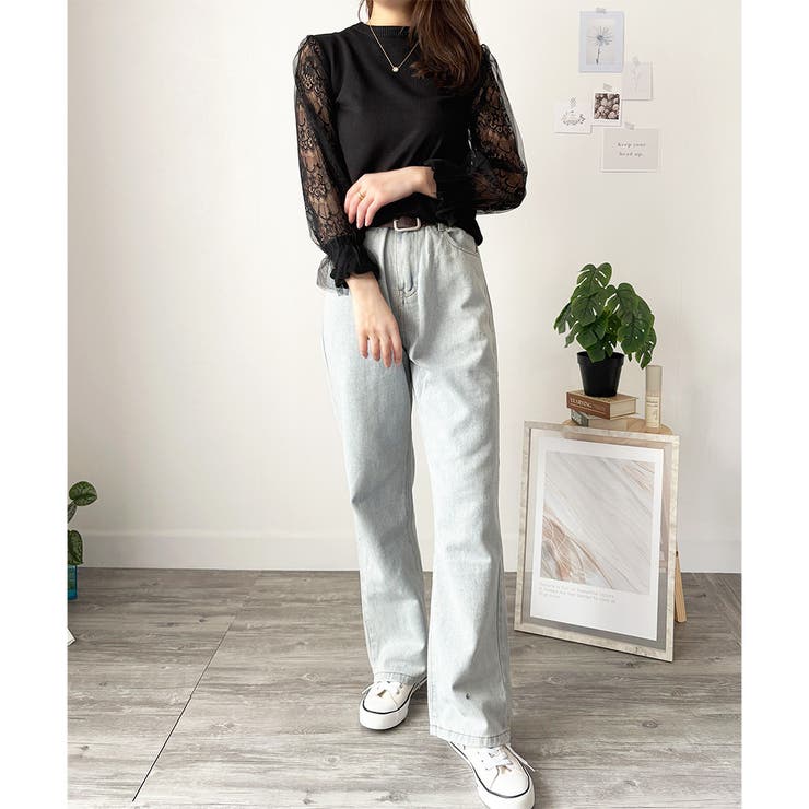 レーススリーブニット レディース ニット | Dewlily | 詳細画像22 