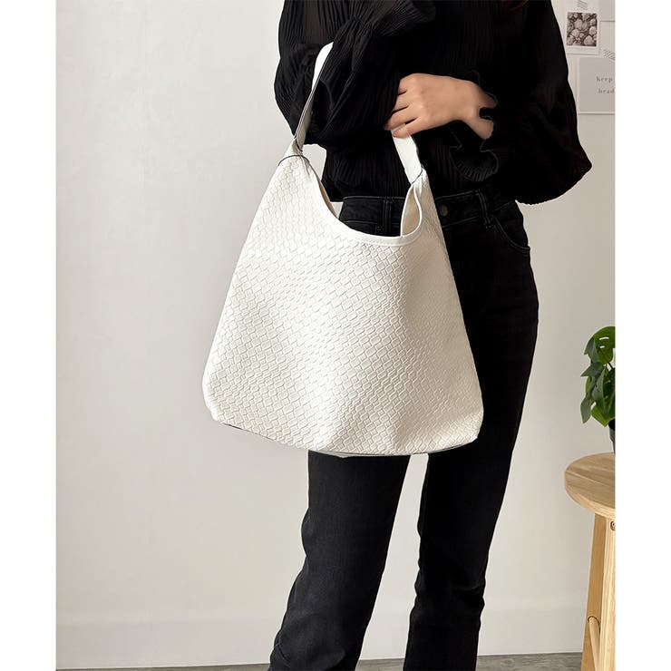 編み込み風トートバッグ レディース 軽量 | Dewlily | 詳細画像4 