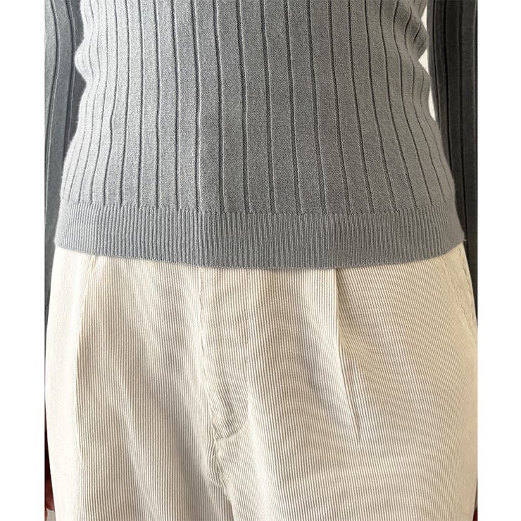 長袖リブニットトップス レディース ニット | Dewlily | 詳細画像35 