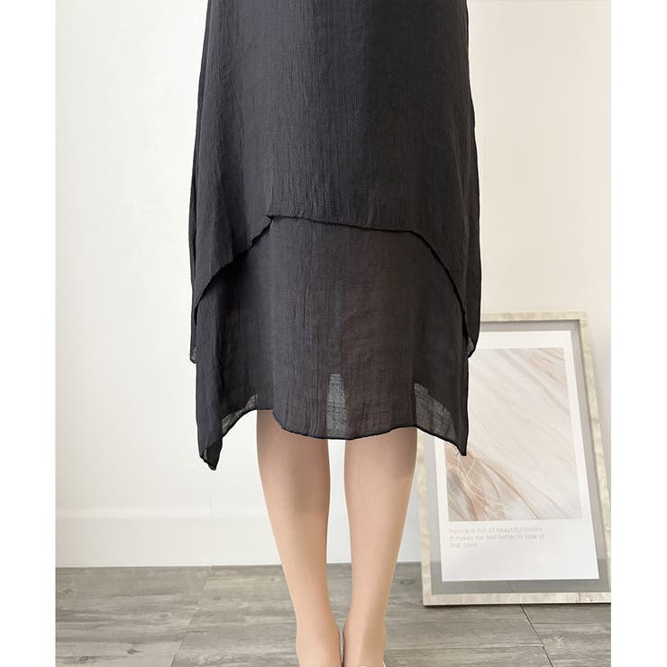 長袖Aラインワンピース レディース ワンピース | Dewlily | 詳細画像19 