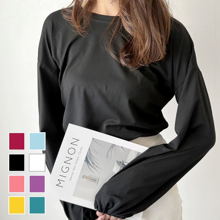 ボリューム袖カットソー レディース 韓国 | Dewlily | 詳細画像1 