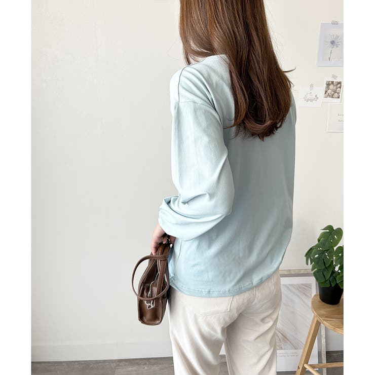 ボリューム袖カットソー レディース 韓国 | Dewlily | 詳細画像26 