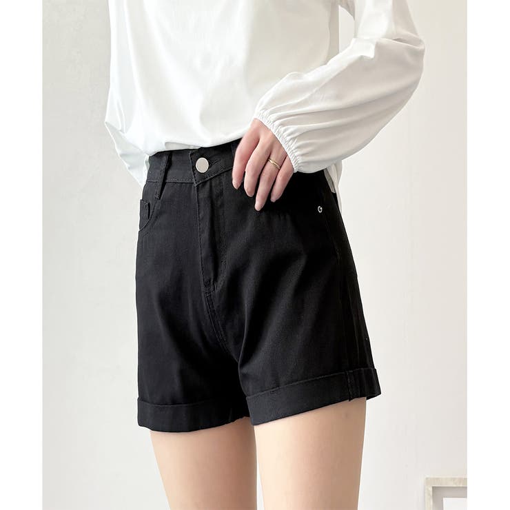 デニム風ショートパンツ レディース 韓国 | Dewlily | 詳細画像12 