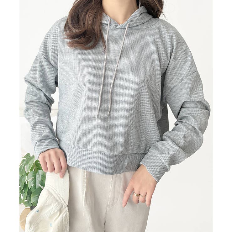 フード付きプルオーバー 韓国 ファッション | Dewlily | 詳細画像11 