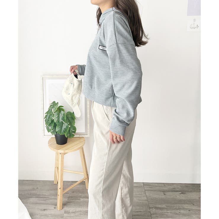 フード付きプルオーバー 韓国 ファッション | Dewlily | 詳細画像12 