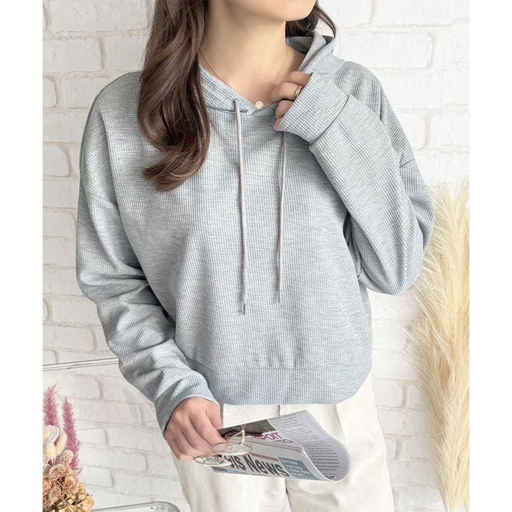 フード付きプルオーバー 韓国 ファッション | Dewlily | 詳細画像15 