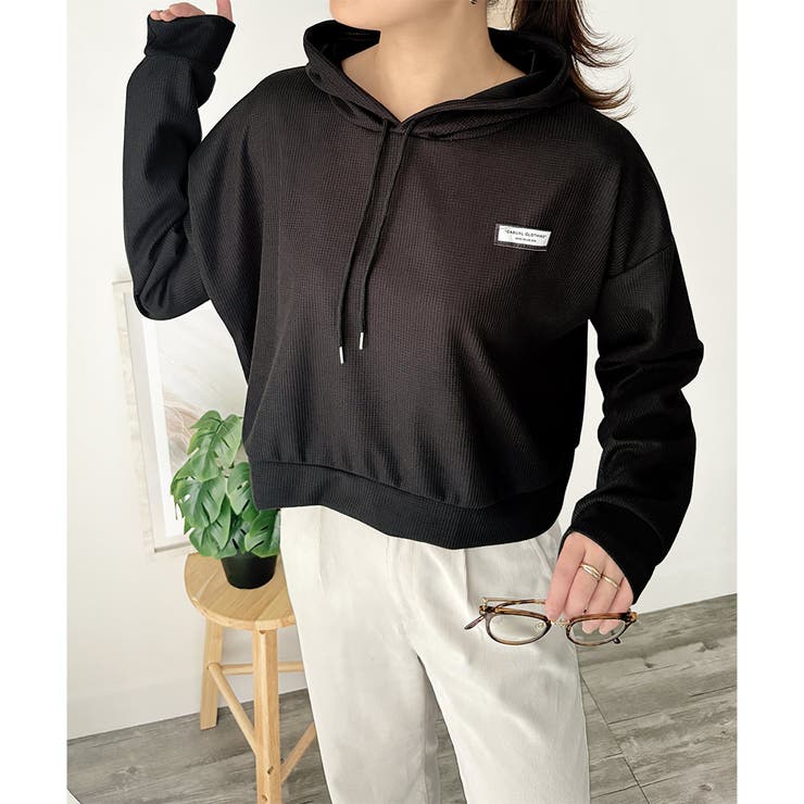 フード付きプルオーバー 韓国 ファッション | Dewlily | 詳細画像16 