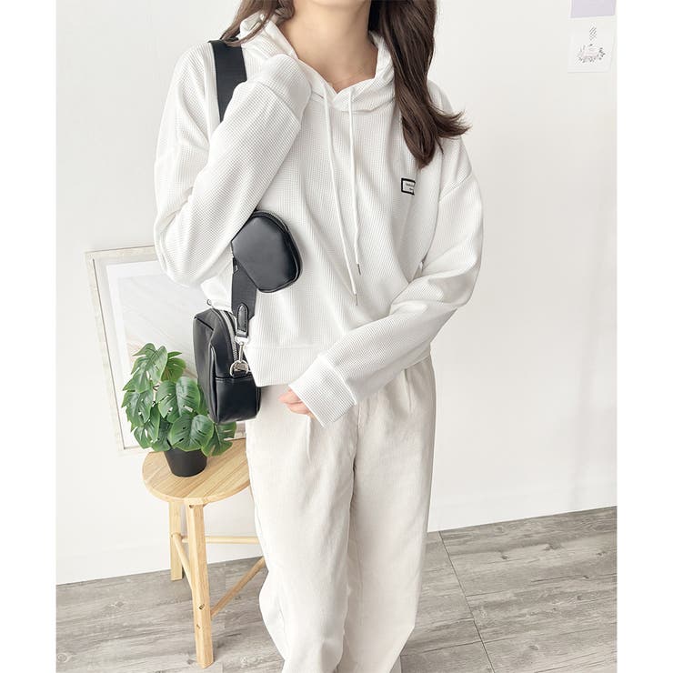 フード付きプルオーバー 韓国 ファッション | Dewlily | 詳細画像2 