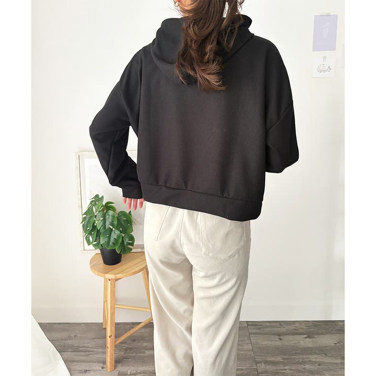 フード付きプルオーバー 韓国 ファッション | Dewlily | 詳細画像20 