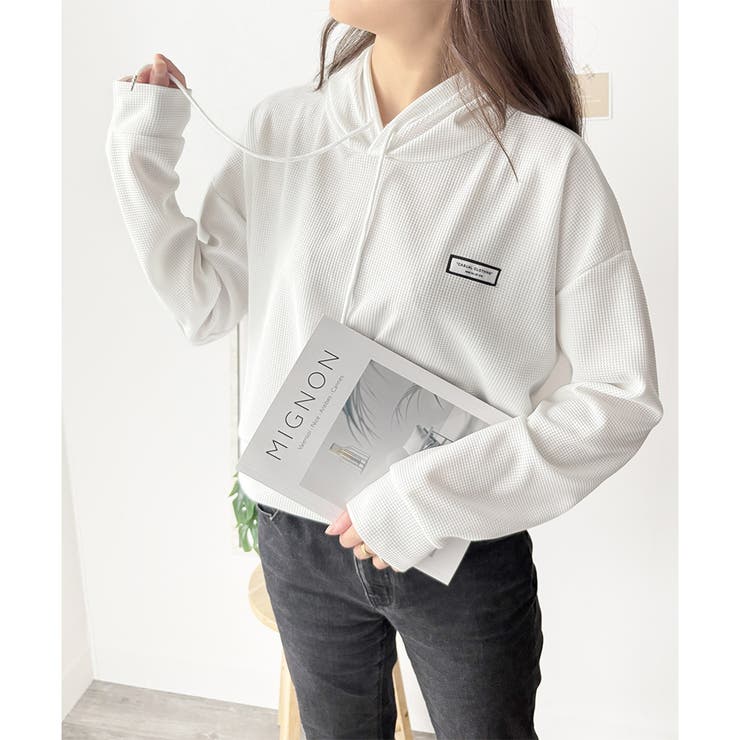 フード付きプルオーバー 韓国 ファッション | Dewlily | 詳細画像26 