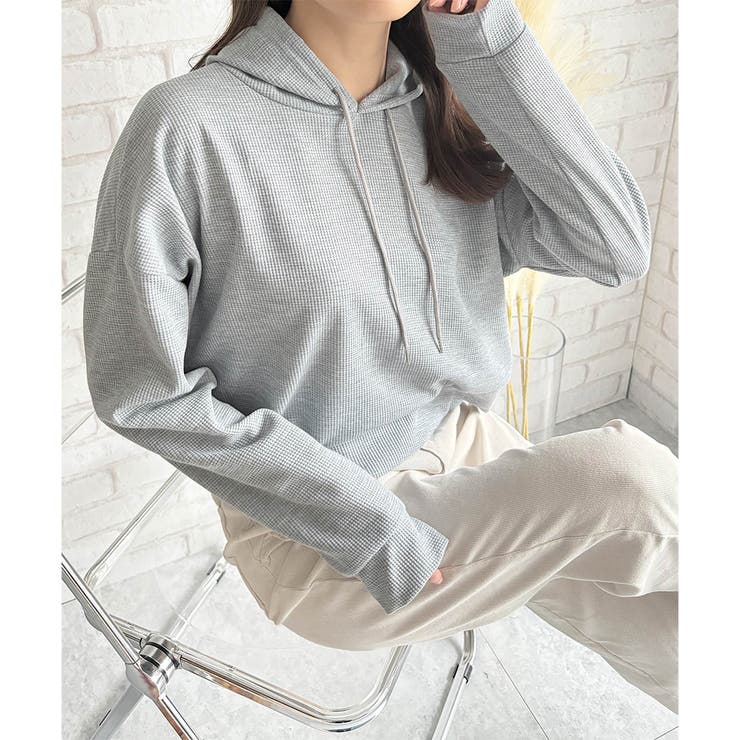 フード付きプルオーバー 韓国 ファッション | Dewlily | 詳細画像4 