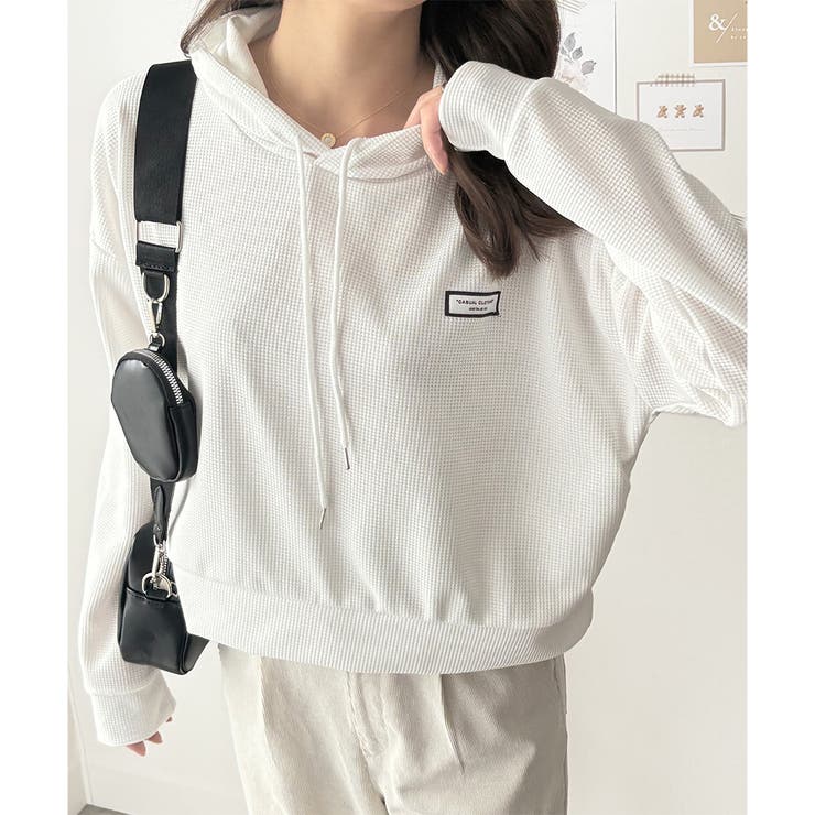 フード付きプルオーバー 韓国 ファッション | Dewlily | 詳細画像8 