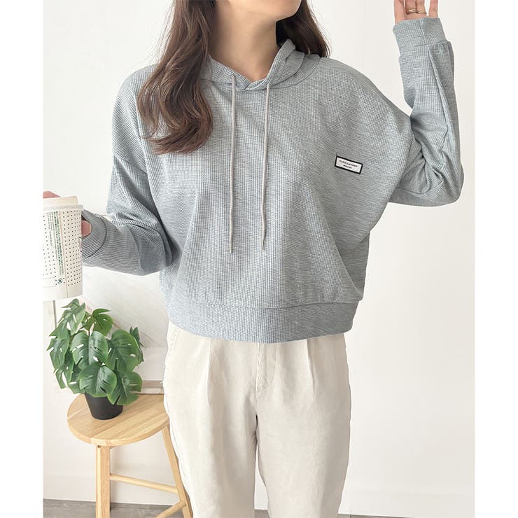 フード付きプルオーバー 韓国 ファッション | Dewlily | 詳細画像9 