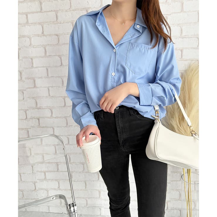 エアリーオーバーシャツ シャツ ラフ | Dewlily | 詳細画像13 