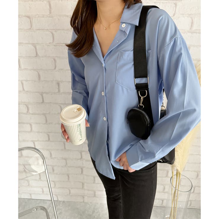 エアリーオーバーシャツ シャツ ラフ | Dewlily | 詳細画像15 