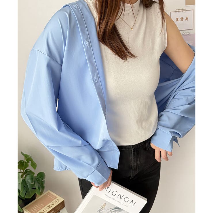 エアリーオーバーシャツ シャツ ラフ | Dewlily | 詳細画像16 