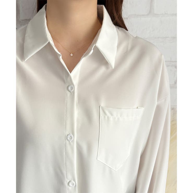 エアリーオーバーシャツ シャツ ラフ | Dewlily | 詳細画像17 