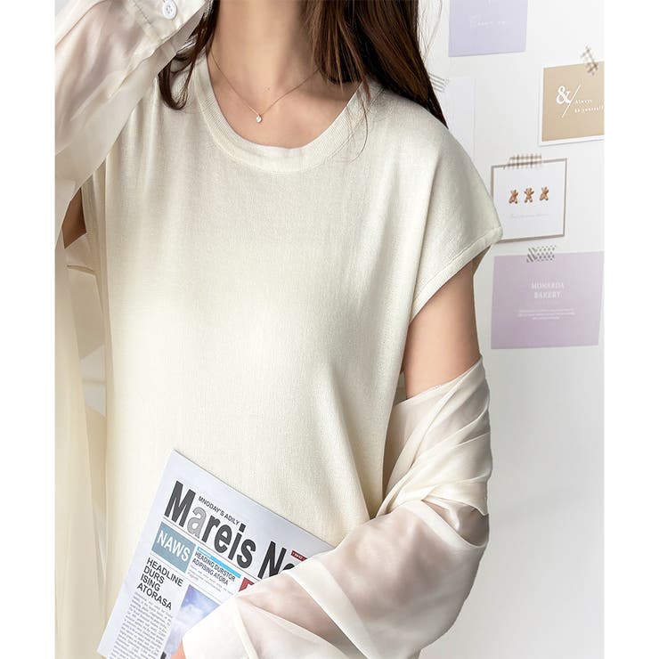 ニットストレートワンピース ワンピース ニット | Dewlily | 詳細画像11 