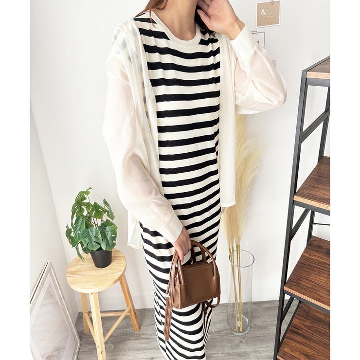 ニットストレートワンピース ワンピース ニット | Dewlily | 詳細画像22 