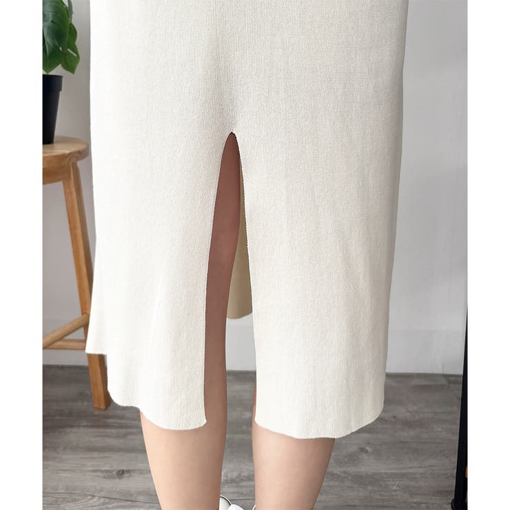 ニットストレートワンピース ワンピース ニット | Dewlily | 詳細画像30 