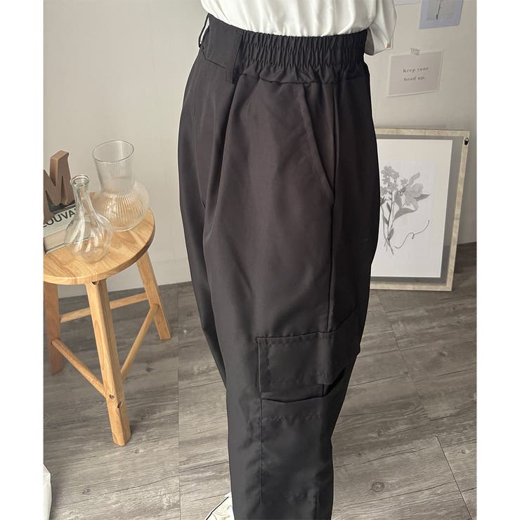 カーゴ風ジョガーパンツ レディース 無地 | Dewlily | 詳細画像20 