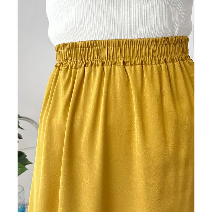 サテン風ロングスカート レディース 無地 | Dewlily | 詳細画像26 