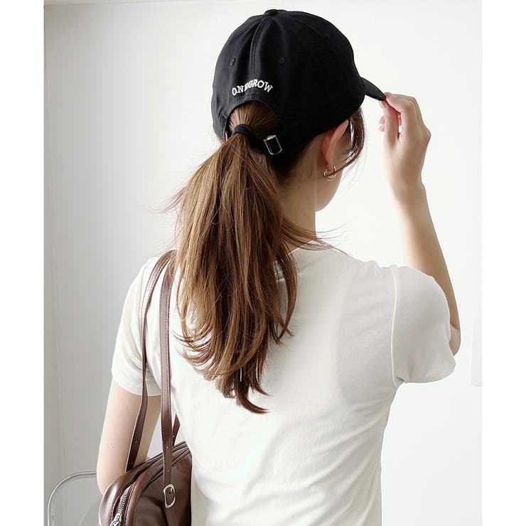 リボン刺繍キャップ レディース ベースボールキャップ | Dewlily | 詳細画像11 