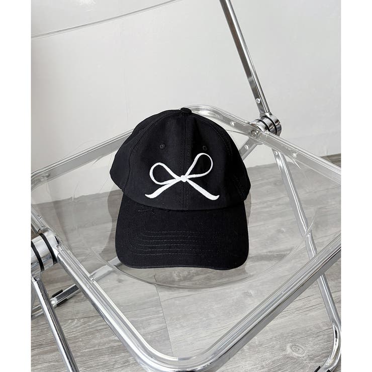 リボン刺繍キャップ レディース ベースボールキャップ | Dewlily | 詳細画像12 