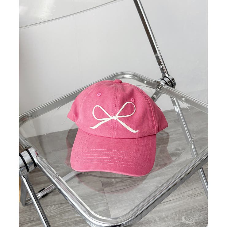 リボン刺繍キャップ レディース ベースボールキャップ | Dewlily | 詳細画像22 