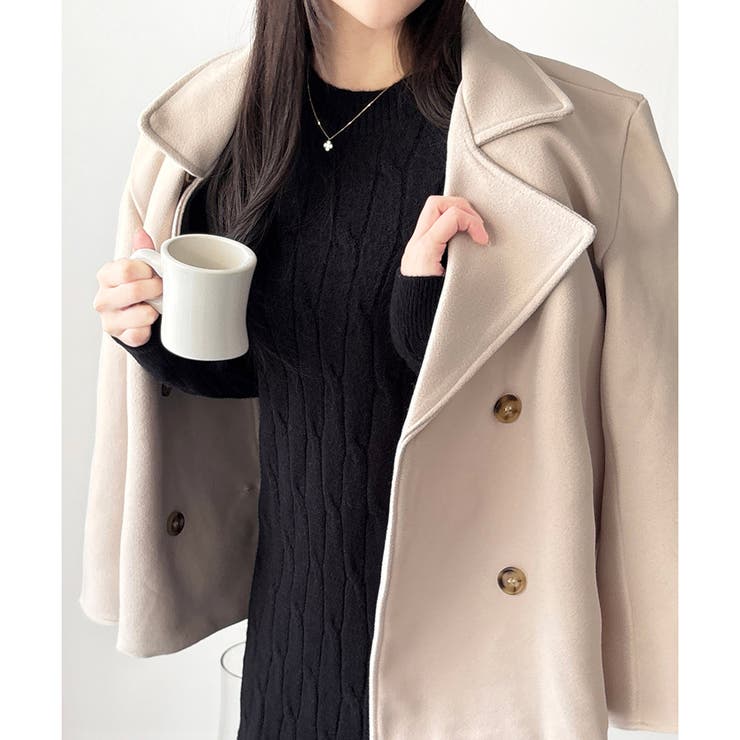 レースドッキングニットワンピース ワンピース ロング丈 | Dewlily | 詳細画像31 