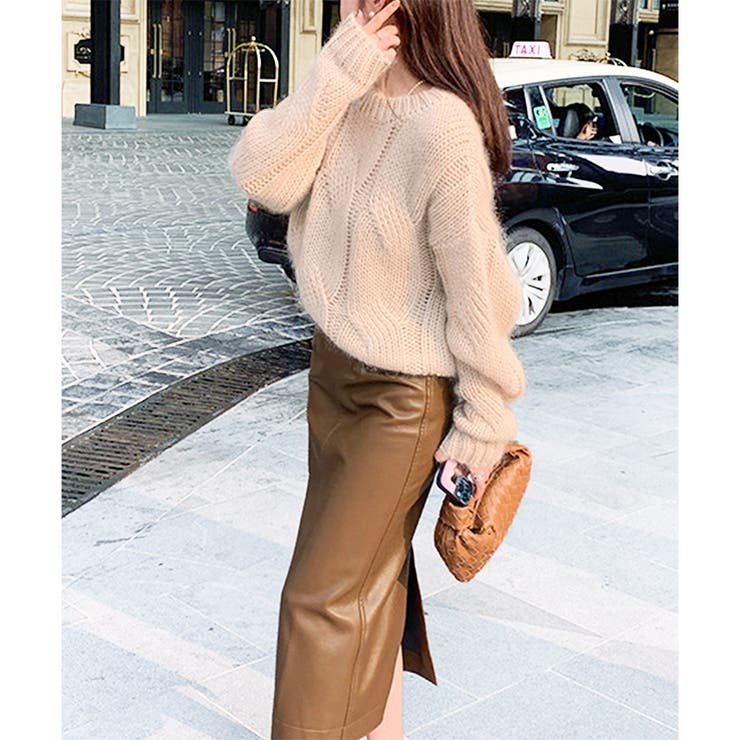 ざっくり編みケーブル風ニット レディース 秋冬 | Dewlily | 詳細画像12 