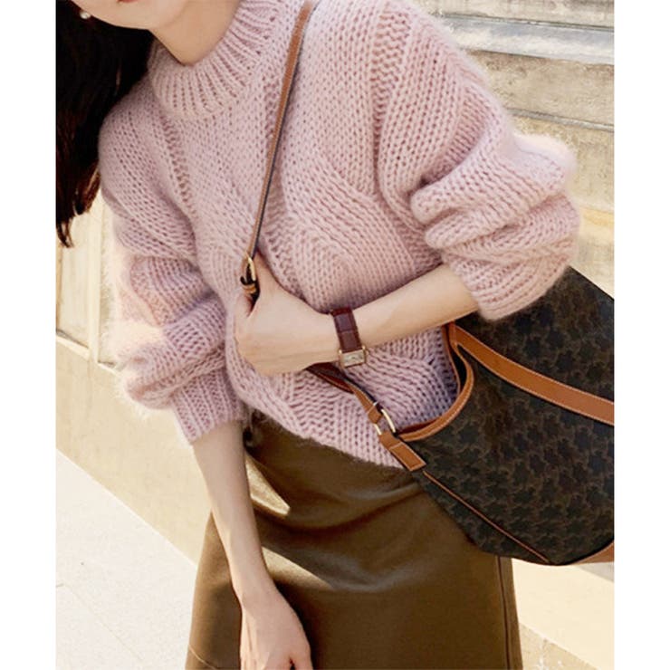 ざっくり編みケーブル風ニット レディース 秋冬 | Dewlily | 詳細画像2 