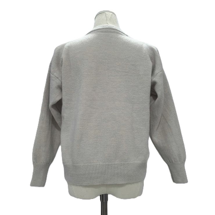 シンプルボタンニットカーディガン レディース 春秋冬 | Dewlily | 詳細画像26 