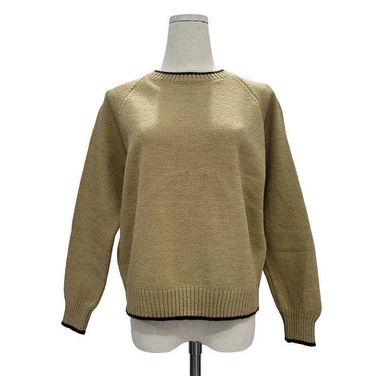 ラインカラーニットトップス レディース 春秋冬 | Dewlily | 詳細画像22 