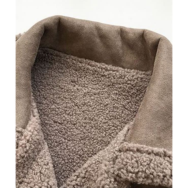 フェイクムートンボアベスト レディース 秋冬 | Dewlily | 詳細画像24 