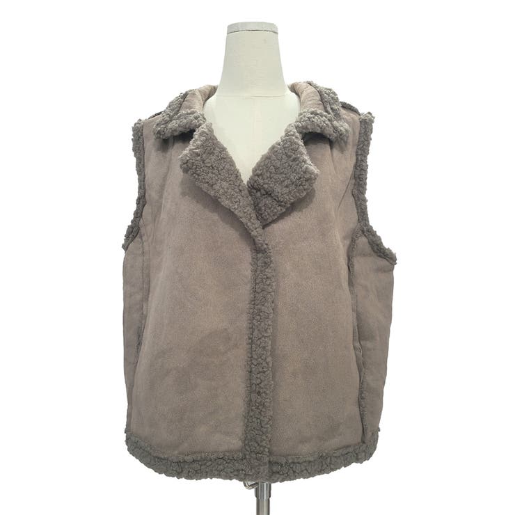 フェイクムートンボアベスト レディース 秋冬 | Dewlily | 詳細画像29 