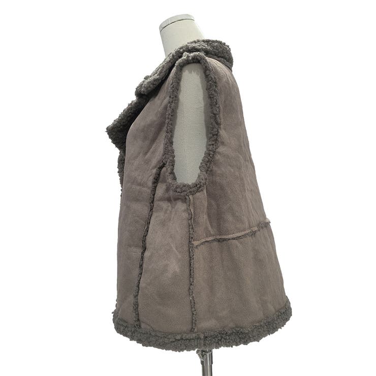 フェイクムートンボアベスト レディース 秋冬 | Dewlily | 詳細画像30 