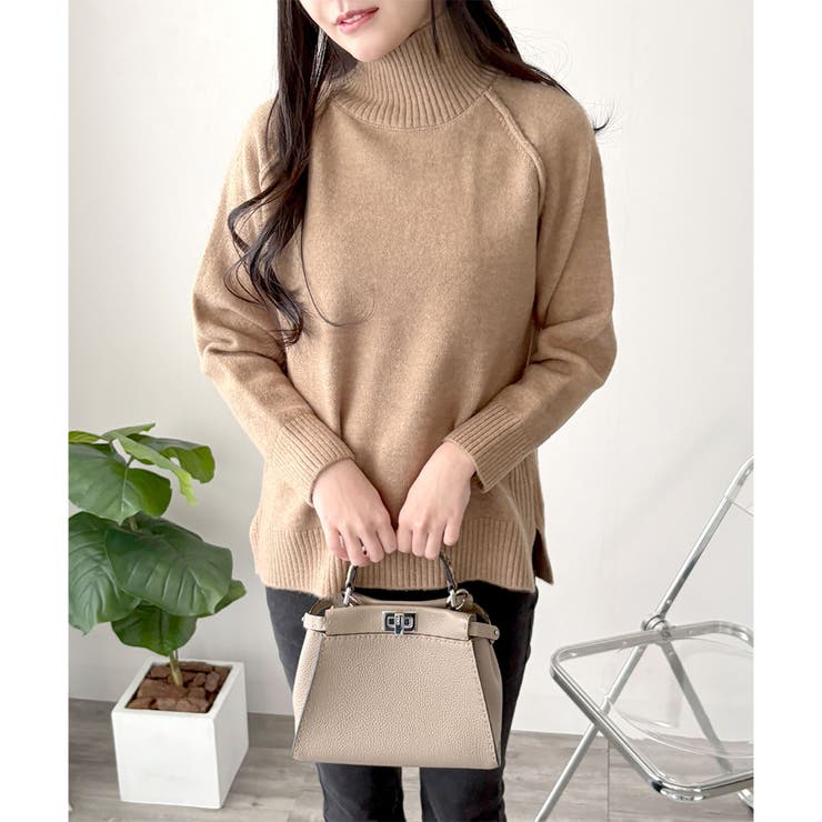 ソフトタッチハイネックニット レディース 長袖 | Dewlily | 詳細画像11 