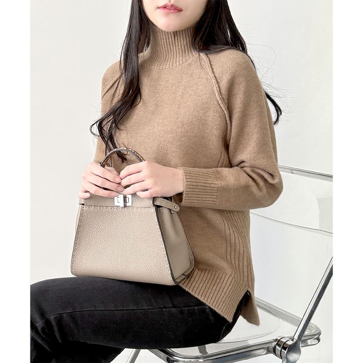 ソフトタッチハイネックニット レディース 長袖 | Dewlily | 詳細画像12 